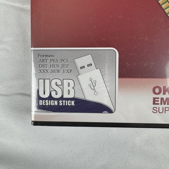 OESD Embroidery Flowers Plus! USB Multi Format Factory Sealed #823 - Picture 7 of 8